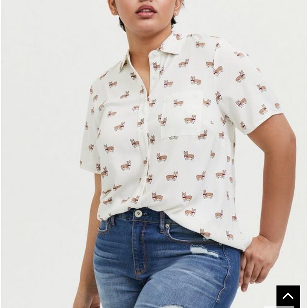 Torrid corgi top